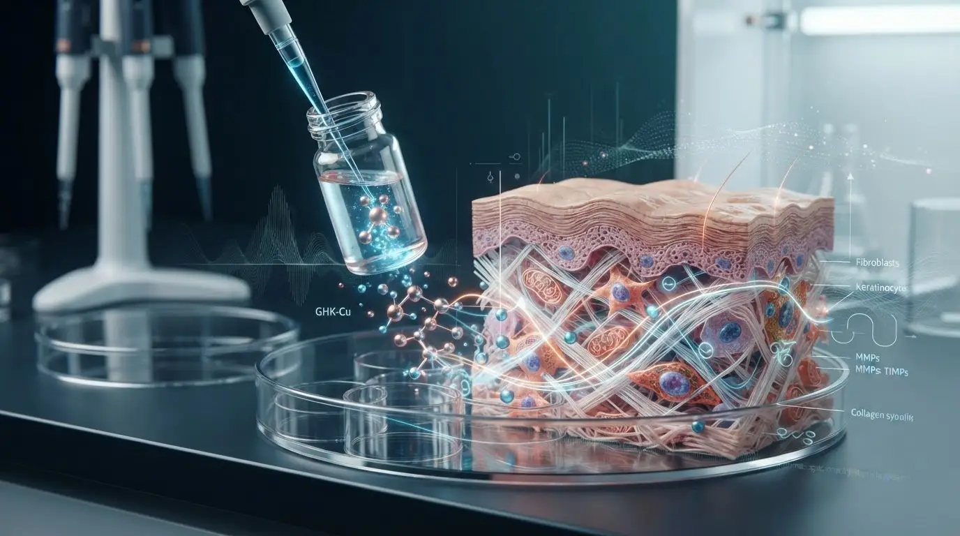 GHK-Cu Skin Biology Research: Cellular Mechanisms and In Vitro Investigation